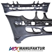 Set Painted Mercedes E-class W211-S211 Front Bumper 02-06 no