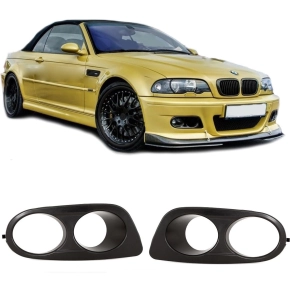 Nebelscheinwerfer Blenden SET für BMW E46 mit...
