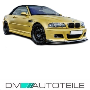 Nebelscheinwerfer Blenden SET für BMW E46 mit M-Paket in Schwarz Matt