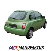 PAINTED Nissan Micra K12 Pre Facelift Rear Bumper ABS 02-05 