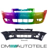 Set PAINTED VW Polo 6N2 Front Bumper 99-01 Primed Fog Lights