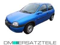 Set Painted Opel (Vauxhall) Corsa B Front Bumper 97-00 Partl