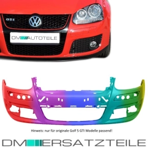 Set Painted VW Golf V5 GTI Front Bumper 03-08 Primed...