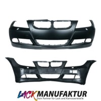 BMW E90 E91 Front Bumper 05-08 for Park Assist + Headlamp Wa
