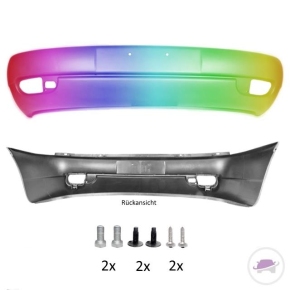 VW T4 Caravelle Front Bumper GP 96-03 + 6-piece Fitting Material PAINTED