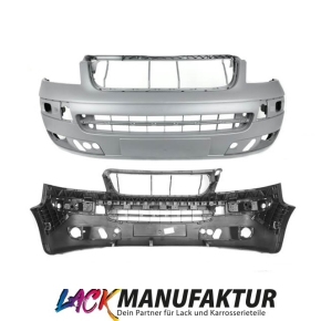 Set Painted VW T5 Multivan Caravelle Front Bumper 03-09 No Headlamp Washer System/Park Assist