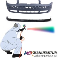 Front Bumper Set + Spoiler + Trim PAINTE gallery