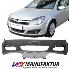 Set PAINTED Opel (Vauxhall) Astra H Front Bumper 04-07 Primed for Headlamp Washer System not for GTC/OPC Models