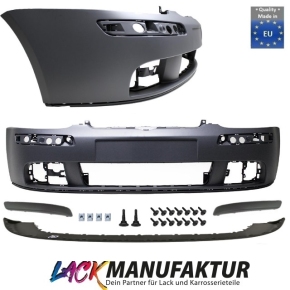 VW Gold 5 Front Bumper PAINTED + Accessories Trim Bottom