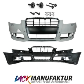 Set Lackiert Audi A6 4F2 C6 Limo Avant Stoßstange vorne SRA/PDC +MONTAGEKIT Bj.08-11