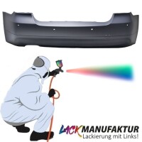 Rear Bumper with PDC PAINTED fits for BM gallery