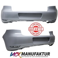 VW GOLF 6 Saloon Rear Bumper PAINTED w/o PDC 3-5 Doors Year 