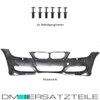 Front Bumper LCI primed for SRA/PDC PAINTED fits for BMW E90