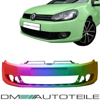 Set VW Golf 6 Front Bumper w/o PDC /SRA 2008-2016 PAINTED also for Convertible