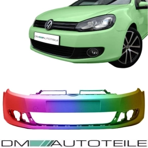 Set VW Golf 6 Front Bumper w/o PDC /SRA 2008-2016 PAINTED...