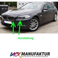 Front Bumper with  PDC + SRA PAINTED fits for BMW 5-Series F