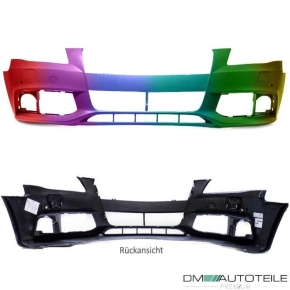 Set Audi A4 B8 Front Bumper 07-11 for PDC & SRA Saloon  8K2 Estate 8K5 PAINTED