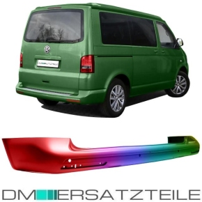 Set VW T5 Facelift Mulitvan Caravelle Rear Bumper PAINTED for PDC GP 2012-2015