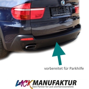 NEU & LACKIERT in Wunschfarbe BMW X5 E70 Stoßstange hinten 06-10 unten für  PDC