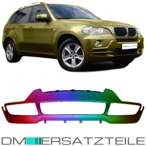 Set BMW X5 E70 Front Bumper lower Part PAINTED for PDC...