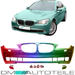 Set BMW 7-Series F01 / F02 Front Bumper for SRA/PDC w/o...