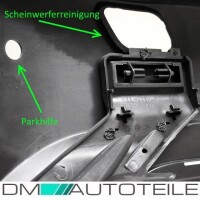 Set BMW 7-Series F01 / F02 Front Bumper for SRA/PDC w/o Came