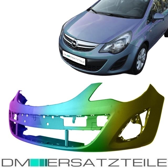 Set Opel Corsa D Facelift Front Bumper Painted In Wish Colour