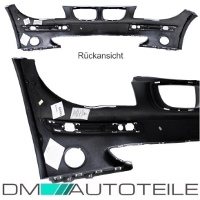 Set BMW 1er E87 Stoßstange+Spoiler+Kühlergitter vorne LACKIERT für Nebel 04-07