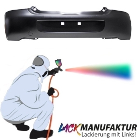 NEW PAINTED Smart Fortfour 453 Rear Bumper PREMIUM + Cover up 14>