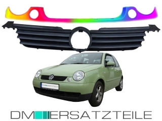 Set VW Lupo 6X1 98-05 Front Grille Black & Radiator Cover PAINTED