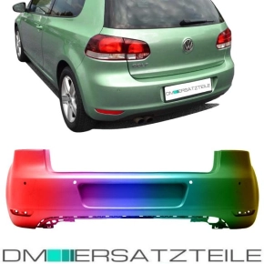 Set VW Golf 6 5K1 MK6 Rear Bumper 08-12 for PDC Saloon...