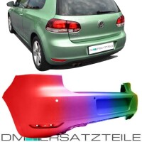 Set VW Golf 6 5K1 MK6 Rear Bumper 08-12 for PDC Saloon 3-5 D