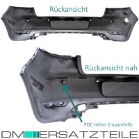 Set VW Golf 6 5K1 MK6 Rear Bumper 08-12 for PDC Saloon 3-5 D