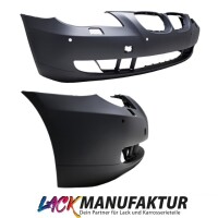 Set PAINTED BMW E60 E61 Saloon Estate 07-10 LCI Front Bumper