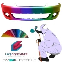 Set Ford Fiesta V 5 JB JH Front Bumper Painted 05-08 Models 