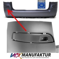 Opel Zafira B A05 Rear Bumper w/o Park Distancel Control Yea