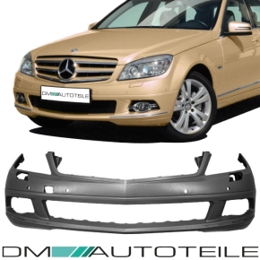 Mercedes Benz W204 Front Bumper for PDC/SRA up Year 07-11