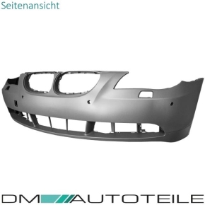 Stoßstange vorne grundiert für PDC & SRA passt für BMW 5er E60 E61 bj. 2003-2007