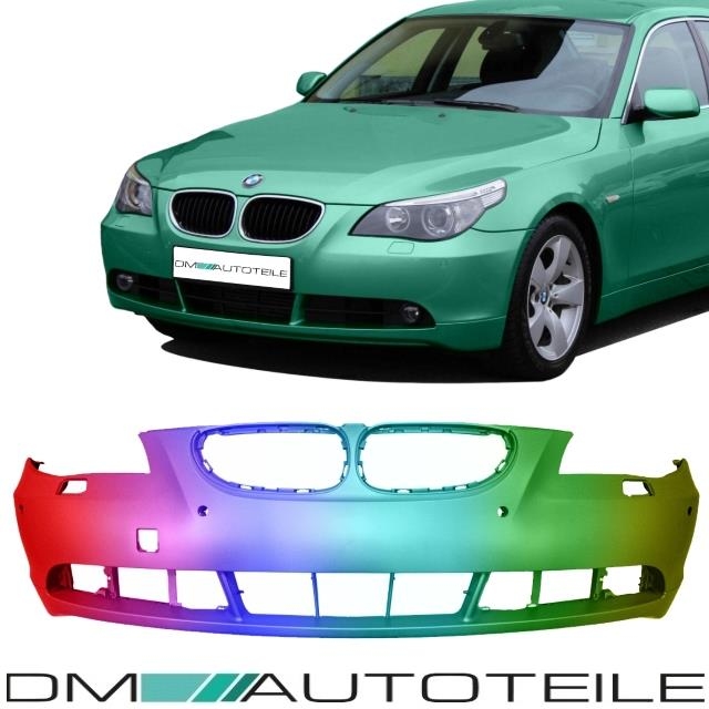 Set PAINTED BMW 5-Series E60 E61 Front Bumper Year 03-07 for PDC/SRA  standard