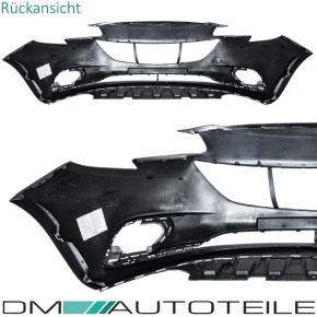 NEW & PAINTED Opel Corsa E + Van Front Bumper primed without PDC/SRA Year 2014>