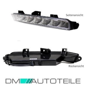 Set of DRL Running Lights Chrome fits on Mercedes S-Class W221 + E-Class W212