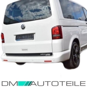 LACKIERT VW T5 Mulitvan Caravelle Heckstoßstange für PDC Bj. 2012-2015 Farbton Candy Weiss LB9A