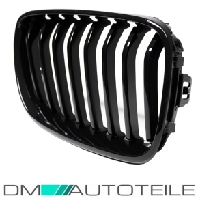 Sport-Performance Kühlergrill Grill Schwarz Glänzend passend für BMW 2er F22 F23 + M-Paket 14>