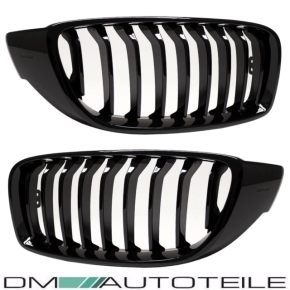 Sport-Performance Kühlergrill für BMW F32 / F33 / F36 auch für M-Paket / M4 in Schwarz Glanz