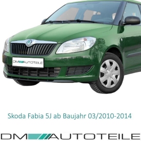 Skoda Fabia 5J Roomster Front Grille Kidney Black for Year 2010-2014