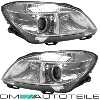 Set Skoda Fabia 5J Facelift Scheinwerfer SET Klarglas H7/H7 