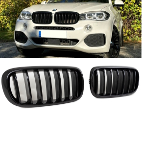 Sport-Performance Kühlergrill für BMW X5 F15 / X6 F16 in Schwarz Glanz