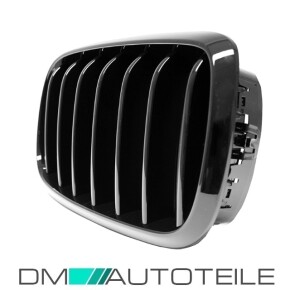 Sport-Performance Kühlergrill für BMW X5 F15 / X6 F16 in Schwarz Glanz