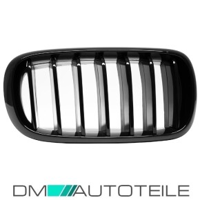 Sport-Performance Kühlergrill für BMW X5 F15 / X6 F16 in Schwarz Glanz