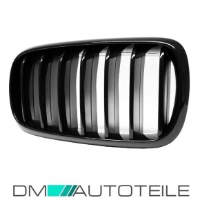 Sport-Performance Kühlergrill für BMW X5 F15 / X6 F16 in Schwarz Glanz
